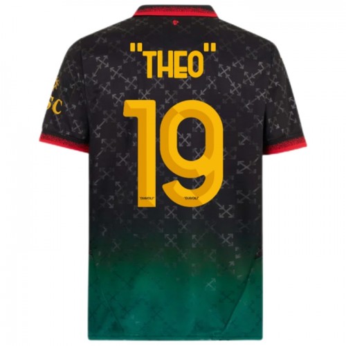 Camisola do AC Milan Theo Hernandez 19 Equipamento 4ª 2024-25 Camisola do AC Milan Theo Hernandez 19 Equipamento 4ª 2024-25